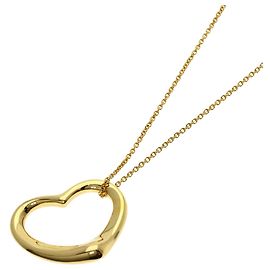 Collier Open Heart de Tiffany & Co. en or jaune 18K Doré