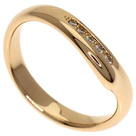 Anel Open Heart Band Diamond Tiffany & Co. Dourado