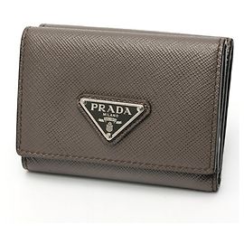 Prada Saffiano Triangle Wallet Other