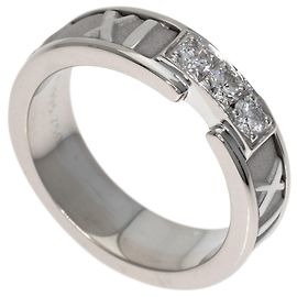 Bague Atlas 3 diamants Tiffany & Co. Doré