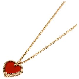 Collier Sweet Heart en Cornaline Van Cleef & Arpels Autre