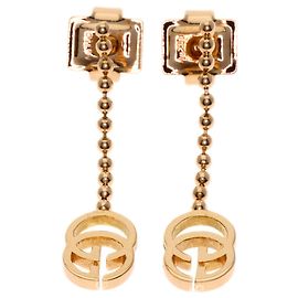 Orecchini Gucci GG Running Chain in oro rosa 18K Altro
