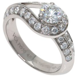 Anillo de banda de platino Van Cleef & Arpels Otro