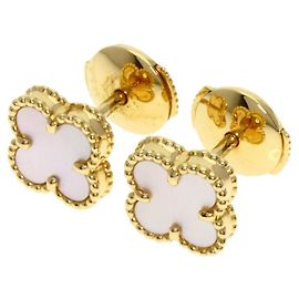 Orecchini Sweet Alhambra Shell di Van Cleef & Arpels Altro