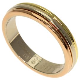 Cartier 18K Yellow Gold Band Ring Golden