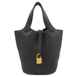 Hermès Sac à main Hermes Picotin Lock PM Noir