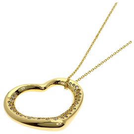 Collar Open Heart de Diamantes Tiffany & Co. Dorado