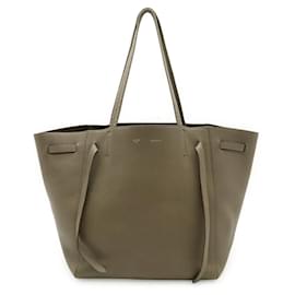 Céline Celine Phantom Small Leder Tote Bag Grau