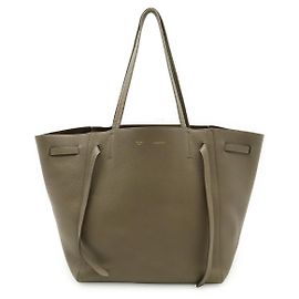Céline Celine Phantom Small Leather Tote Bag Grey