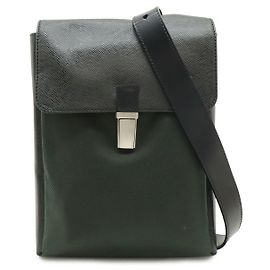 Borsa a tracolla Louis Vuitton Taiga Saratov PM Nero