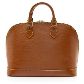 Sac à main Louis Vuitton Vintage Epi Leather Alma PM Marron