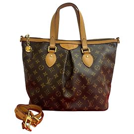 Sac à main 2way Louis Vuitton Palermo Monogram Marron