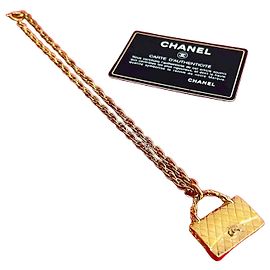 Collier Chanel Matelasse Doré