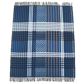 Hermès Escapade Wollblanket Blau