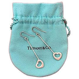 Tiffany & Co Tiffany&Co. Open Heart Silberohrringe Silber