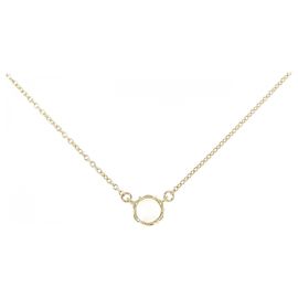 Autre Marque Collier en Pierre de Lune Au750 Doré