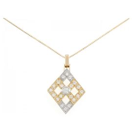 Autre Marque Collana con diamanti Au750 D'oro