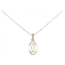 Collier Limited Cartier Logo Au750 Or Rose Doré