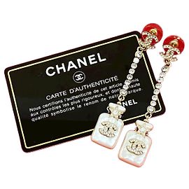 Orecchini pendenti Chanel Perfume Bottle D'oro