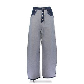 Mm6 Blue Grey Jeans Blue