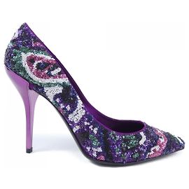 Roger Vivier Pumps Black Pink Purple