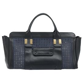 Chloé Bolsa Alice de couro Chloe Medium Preto