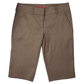 Prada Pantalones bermuda verde oliva Verde