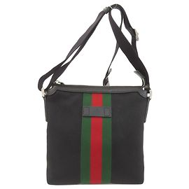 Sac à bandoulière Gucci Sherry Line Noir