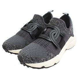 Tod's Graue Bouclé-Sneaker Braun