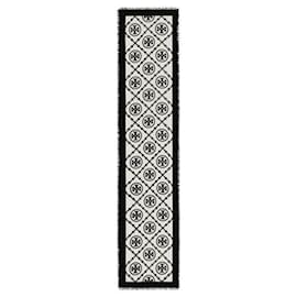 Tory Burch Sciarpa oblunga bordata Multicolore
