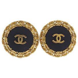 Orecchini a clip Chanel Vintage Nero