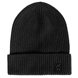 Louis Vuitton Gorro de cachemira Negro Negro