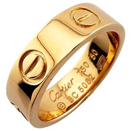 Bague Love de Cartier en or rose 18K Doré