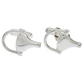 Gemelli Gucci Horsebit Argento