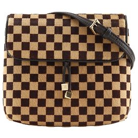 Borsa a tracolla Louis Vuitton Gazelle in Damier Sauvage Marrone Altro