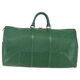 Louis Vuitton Keepall Bag Epi Leather 55 Green