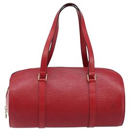 Bolsa Louis Vuitton Soufflot em couro Epi Vermelho