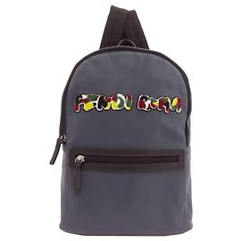 Sac à dos Fendi Logo Patch Marron