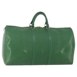 Louis Vuitton Keepall Bag Epi Leather 55 Green