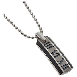 Collar Atlas Plate de Tiffany & Co. Plata