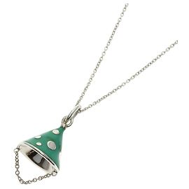 Tiffany & Co Colar de esmalte Tiffany Party Hat Prata