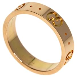 Anel Gucci Icon #9 em ouro rosa 18K Dourado