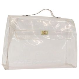 Hermès Sac Kelly HERMES en vinyle Vinyl Clear Auth 184747 Autre