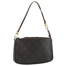 LOUIS VUITTON Monogram Pochette Accessoires Pouch M51980 LV Auth ti3956 Monogram