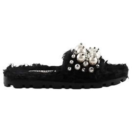 Miu Miu Sandali neri Nero