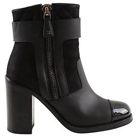 Chanel Black boots Black