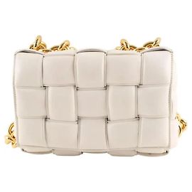Bottega Veneta Borsa a tracolla Chain Cassette bianco Bianco