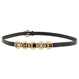 Chloé black leather belt Black