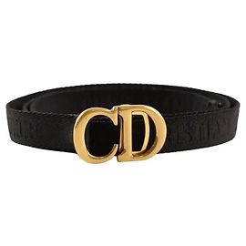 Dior Cinto de tecido preto Preto
