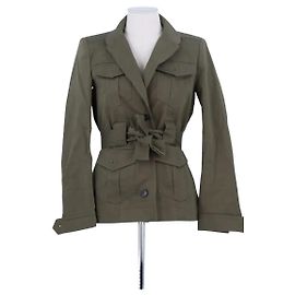 Ba&Sh Khakifarbene Baumwolljacke Khaki